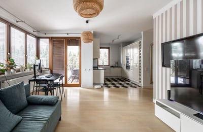 Location d’un appartement élégant et meublé de 3 pièces, 75 m², Mokotów, Varsovie, Pologne